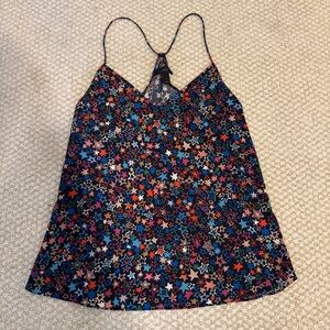 J. Crew Multicolor Star Print Camisole